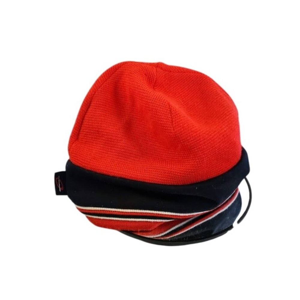 Obermeyer Women’s Ski Knit Hat Red Black Insulated One Size Winter